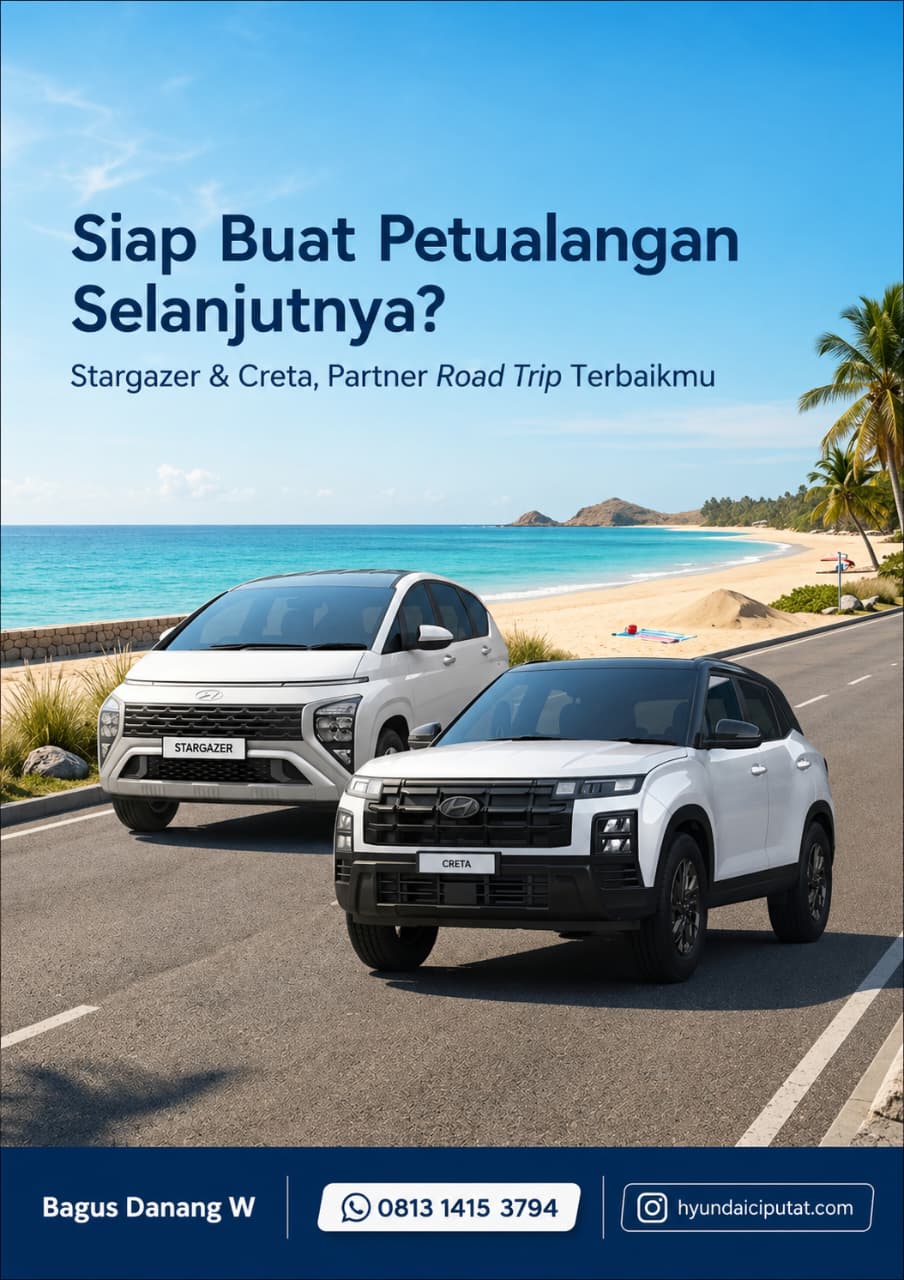 Sekarang waktunya upgrade ke mobil nyaman & stylish dari Hyundai